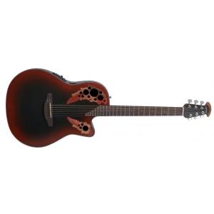 Ovation CE44-RRB Celebrity Elite Mid Cutaway Reverse Red Burst Gitara elektroakustyczna