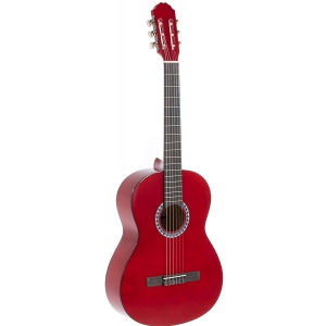 GEWA (PS510153) Gitara koncertowa VGS Basic 4/4 transparentna czerwie