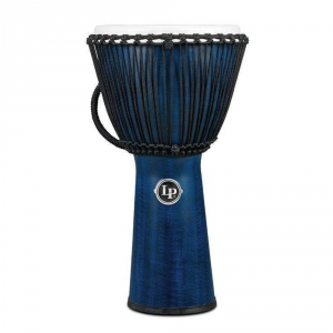 Latin Percussion Djembe World Beat FX Rope Tuned Blue