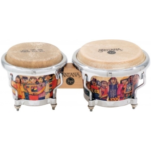 Latin Percussion Bongo Mini Tunable Santana Mini-Bongosy