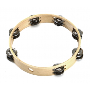 Canto HLT102 tamburyn drewniany 10″ / podwójny talerz