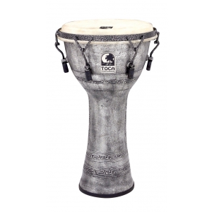 Toca (TO803280) Djembe Freestyle Mechanically Tuned Antique Silver