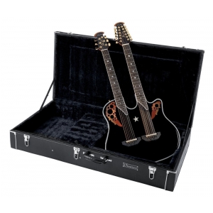 Ovation RSE225-5 Elite Double Neck Signature Richie Sambora Super Shallow Gitara elektroakustyczna czarna 