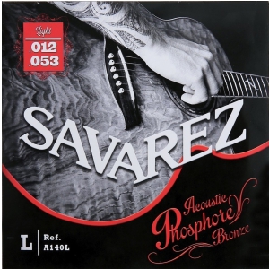 Savarez (668594) struny do gitary akustycznej Acoustic Phosphor Bronze - A140L - Light .012-.053