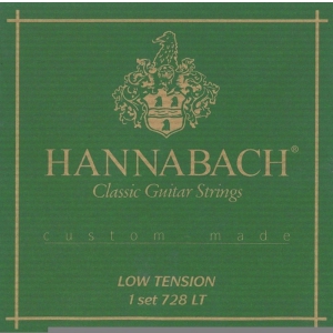 Hannabach (652679) 728LT struny do gitary klasycznej (light) - Komplet 3 strun Diskant