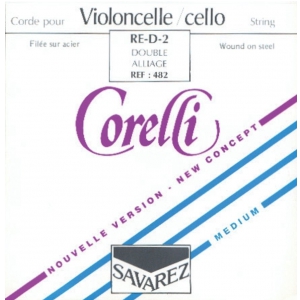 Savarez (638604) Corelli struna do wiolonczeli - jelitowe - D - 482