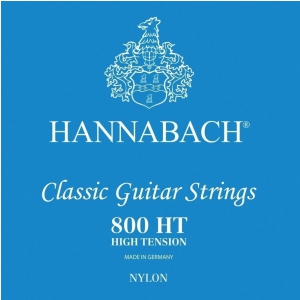 Hannabach (652389) E800 HT struny do gitary klasycznej (high) - Komplet 3 strun Diskant