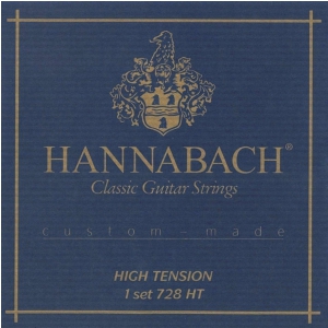 Hannabach (652699) 728HT struny do gitary klasycznej (heavy) - Komplet 3 strun Diskant