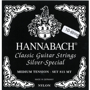 Hannabach (652599) 815 10MHT  struny do gitary klasycznej (medium) - Komplet - 10 strun