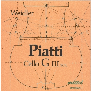 Piatti (639651) struna do wiolonczeli - G - �rednia 4/4