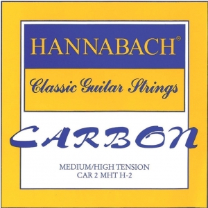 Hannabach (652719) CARBON/MHT struny do gitary klasycznej (medium/heavy) - Komplet 3 strun Diskant
