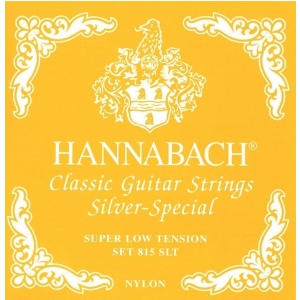 Hannabach (652508) E815 SLT struny do gitary klasycznej (super light) - Komplet 3 strun basowych