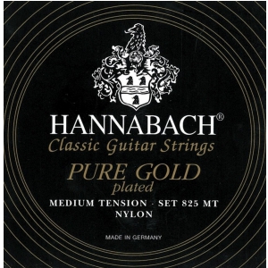 Hannabach (652638) 825MT struny do gitary klasycznej (medium) - Komplet 3 strun basowych