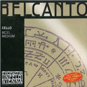 Thomastik (641731) Belcanto struny do wiolonczeli - Set 4/4 redni - BC31