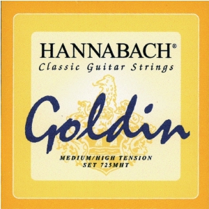 Hannabach (652728) 725MHT struny do gitary klasycznej (medium/heavy) - Komplet 3 strun Diskant