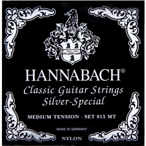 Hannabach (652529) E815 MT struny do gitary klasycznej (medium) - Komplet 3 strun Diskant