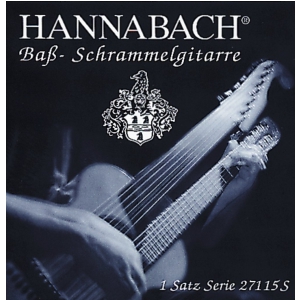 Hannabach (659084) 2714 struna do gitary basowej (typu Schrammel) - D4 posrebrzana, owinita