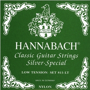 Hannabach (652519) E815 LT struny do gitary klasycznej (light) - Komplet 3 strun Diskant