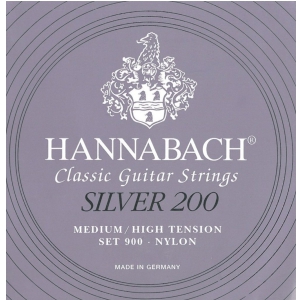 Hannabach (652668) 900MHT struny do gitary klasycznej (medium/heavy) - Komplet 3 strun basowych