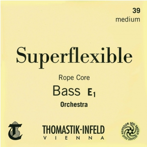 Thomastik (644435) struny do kontrabasu Superflexible Rope Core - Set  4/4 - 43