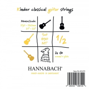 Hannabach (653073) 890 MT struna do gitary klasycznej 1/2, menzura 53-56cm (medium) - G3w