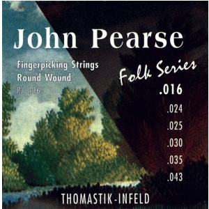Thomastik (656696) John Pearse Folk Series pojedyńcza struna do gitary klasycznej - E6 .043