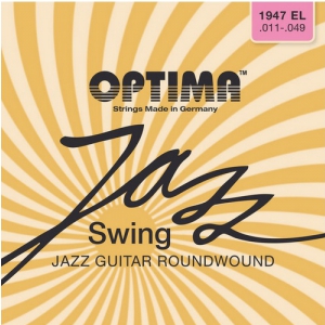Optima 1947EL (674717) Struny do gitary elektrycznej Seria Jazz Swing Round Wound Komplet