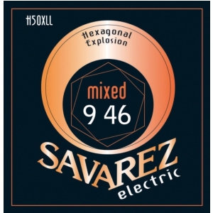 Savarez Mixed (676517) Struny do gitary elektrycznej Hexagonal Explosion Nickel Mixed .009-.046
