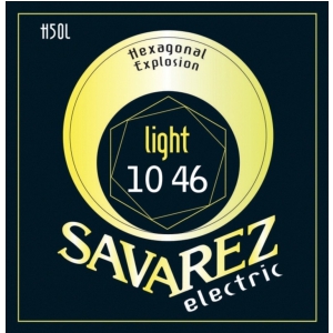 Savarez Light (676527) Struny do gitary elektrycznej Hexagonal Explosion Nickel Light .010-.046