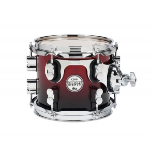 PDP by DW Tom Tom Concept Maple, Red to Black Sparkle Fade