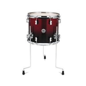 PDP by DW Floor Tom Concept Maple, Red to Black Sparkle Fade