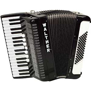 Walter Pirat 72 akordeon (72, czarny)