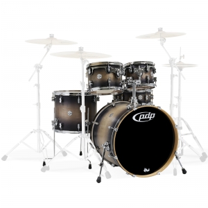 PDP (PD805914) Drumset Satin Charcoal Burst