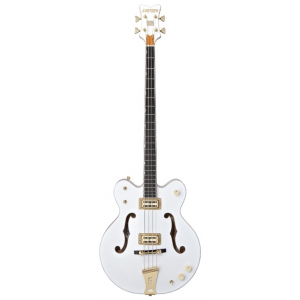 Gretsch G6136LSB White Falcon Bass, 34″ Scale, Ebony Fingerboard, White gitara basowa