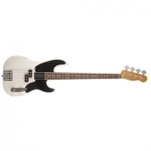 Fender Mike Dirnt Road Worn Precision Bass Rosewood Fingerboard, White Blonde gitara basowa