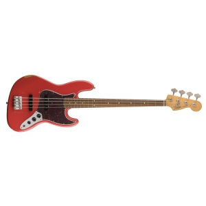 Fender Road Worn ′60s Jazz Bass Pau Ferro Fingerboard, Fiesta Red gitara basowa