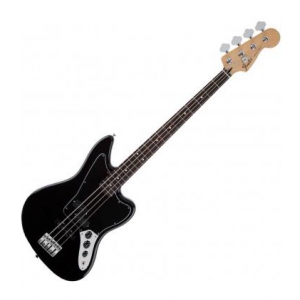 Fender Standard Jaguar Bass, Pau Ferro Fingerboard, Black gitara basowa
