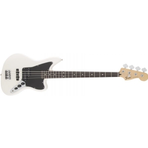 Fender Standard Jaguar Bass, Pau Ferro Fingerboard, Olympic White gitara basowa