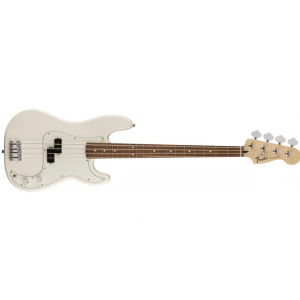 Fender Standard Precision Bass Pau Ferro Fingerboard, Arctic White gitara basowa