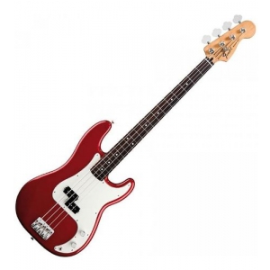 Fender Standard Precision Bass Pau Ferro Fingerboard, Candy Apple Red gitara basowa
