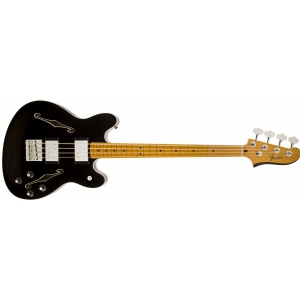 Fender Starcaster Bass, Maple Fingerboard, Black gitara basowa