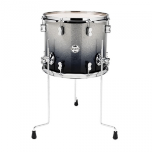 PDP (PD806268) Floor Tom Silver to Black Sparkle Fade