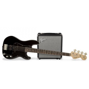 Fender Squier Affinity Jazz Bass black zestaw wzmacniacz Rumble 15