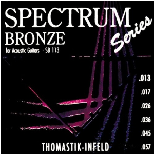 Thomastik (669137) struny do gitary akustycznej Spectrum Bronze - SB 113  Medium .013-.057