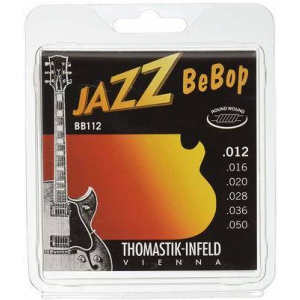 Thomastik (676817) BB112 Jazz BeBop Series Nickel Round Wound struny do gitary elektrycznej 12-50