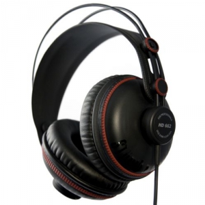 Superlux HD 662 Evo suchawki studyjne zamknite, kolor czarny