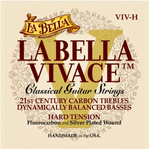 LaBella Vivace Fluocarbon Classic Hard Tension struny do gitary klasycznej