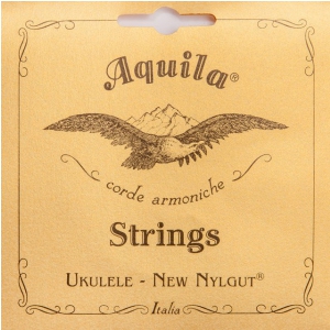 Aquila New Nylgut Ukulele Set, struny do ukulele barytonowego G-C-E-A high G