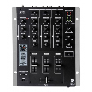 Gemini PS-626USB 3-kanaowy DJ mikser stereo