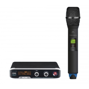 Novox Free PRO H1 True Diversity mikrofon bezprzewodowy pojedyczy dorczny, pasmo 630-668 MHz